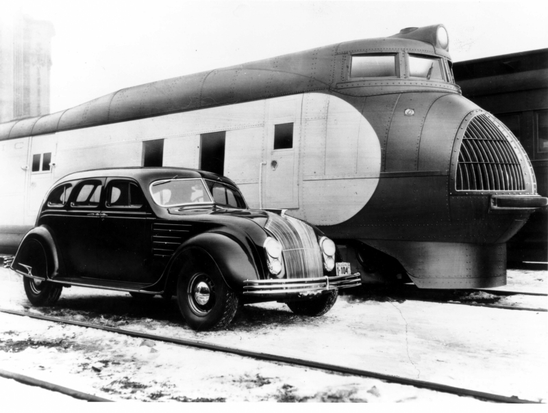Illustration for article titled The Zeppelin Train, The Aerotrain And Other Classic Streamlined Trains
